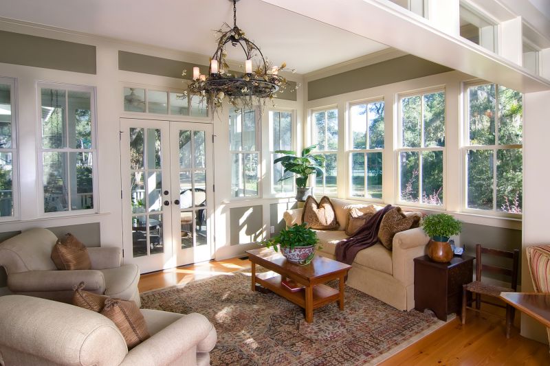 Interior View of Sunroom